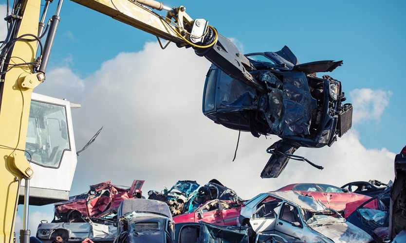 car crushing machine