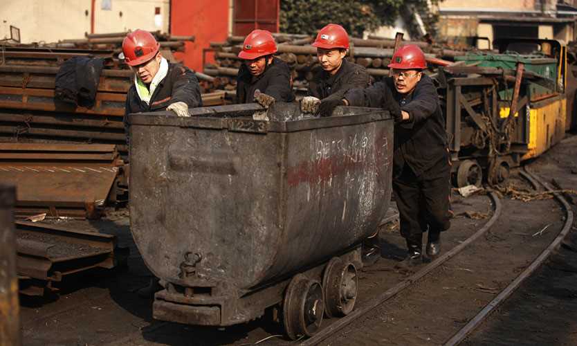 Chinese coal miners