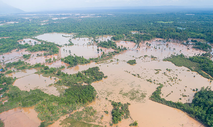 Flooding in Laos