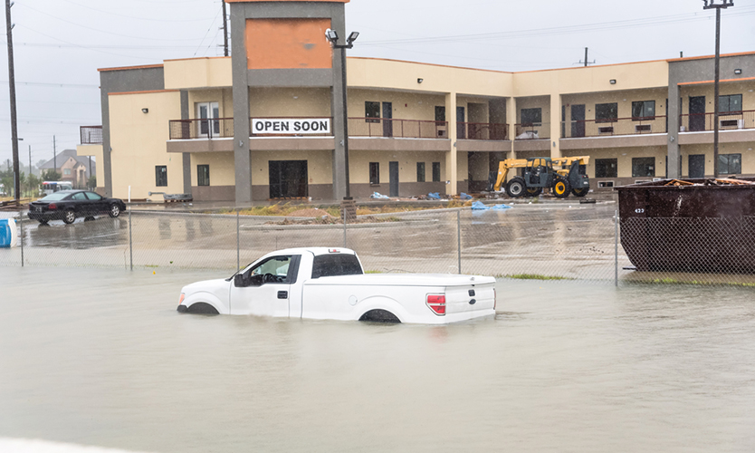 RSUI unit off hook in covering Hurricane Harvey damage