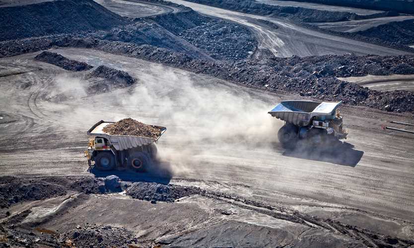 Coal mine in Queensland, Australia