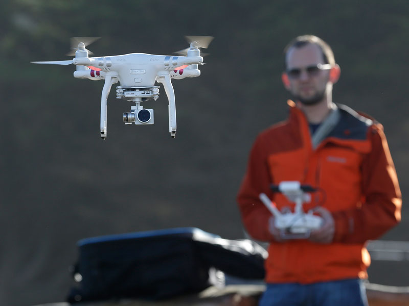 Erie Insurance sends in the drones