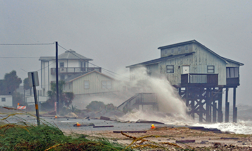 Hurricane Michael hits Alligator Point in 2018