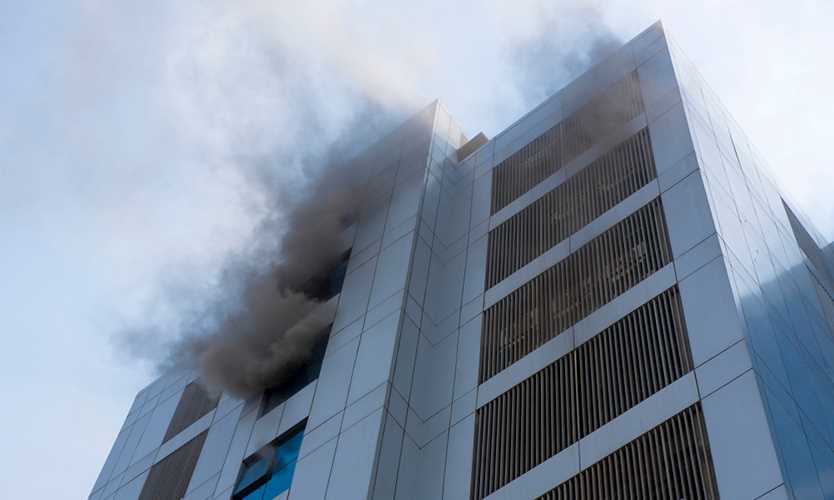 High rise fire in Mumbai