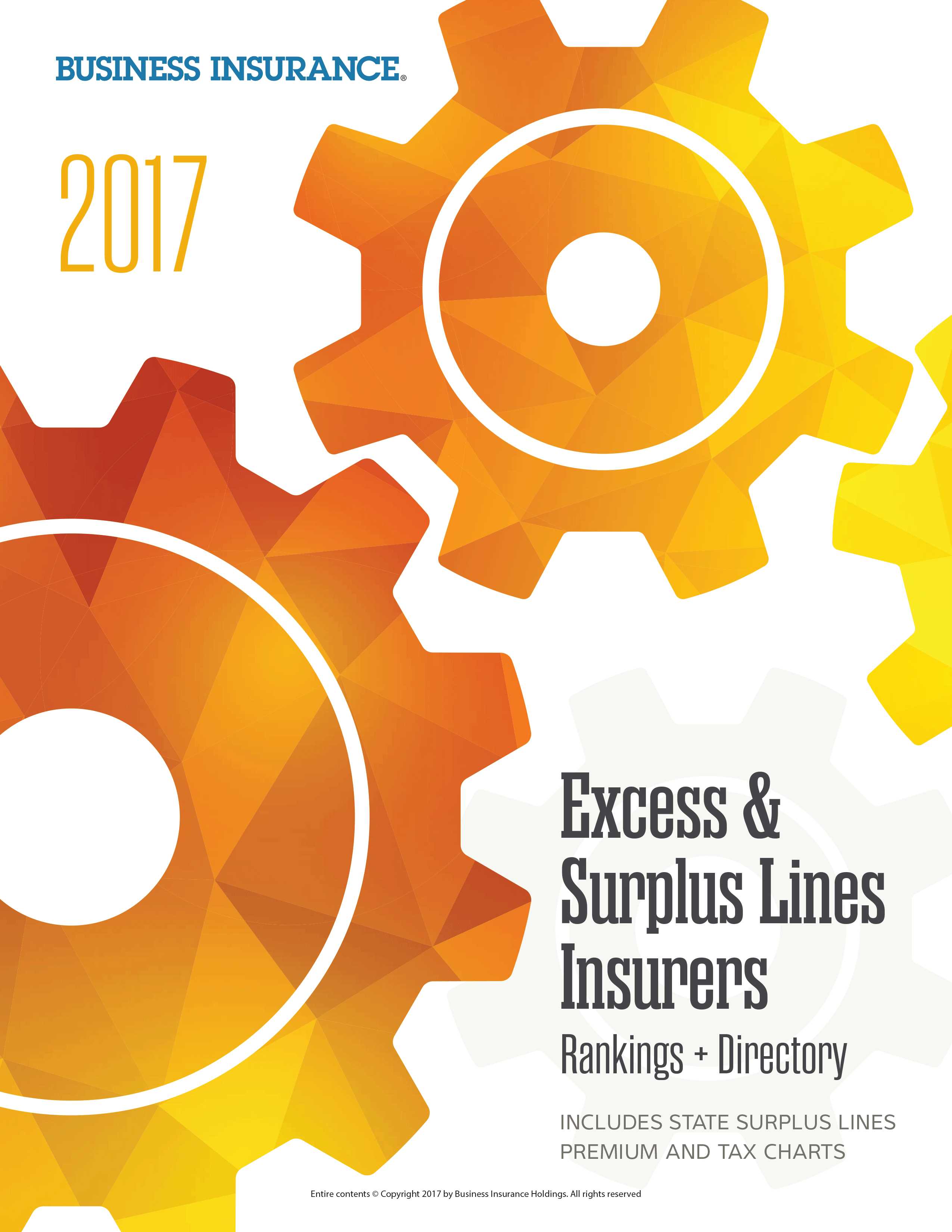 2017 Excess and Surplus Lines Rankings and Directory